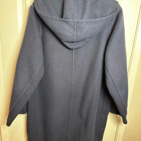 Vince Deep Blue hooded Coat - Picture 12 of 12